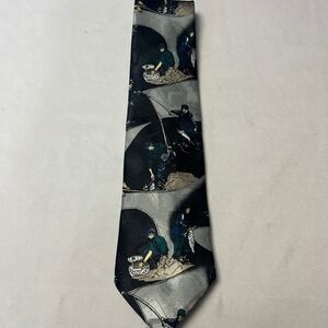 American Sports Necktie Fishing Theme Novelty‎ Polyester Men's Tie Classic 3.5"